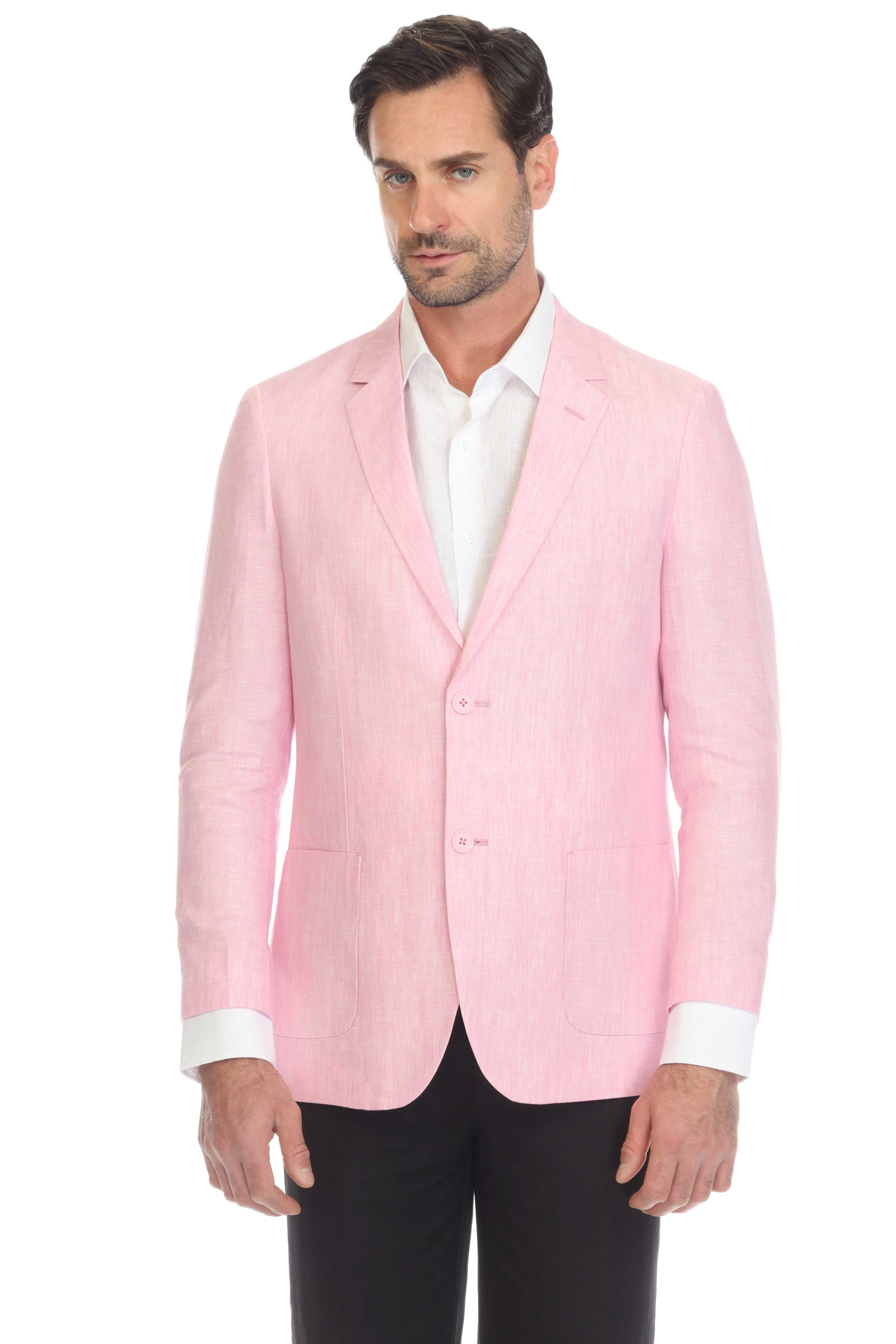 Chaqueta deportiva de lino de corte moderno e informal para hombre Mojito Reserve