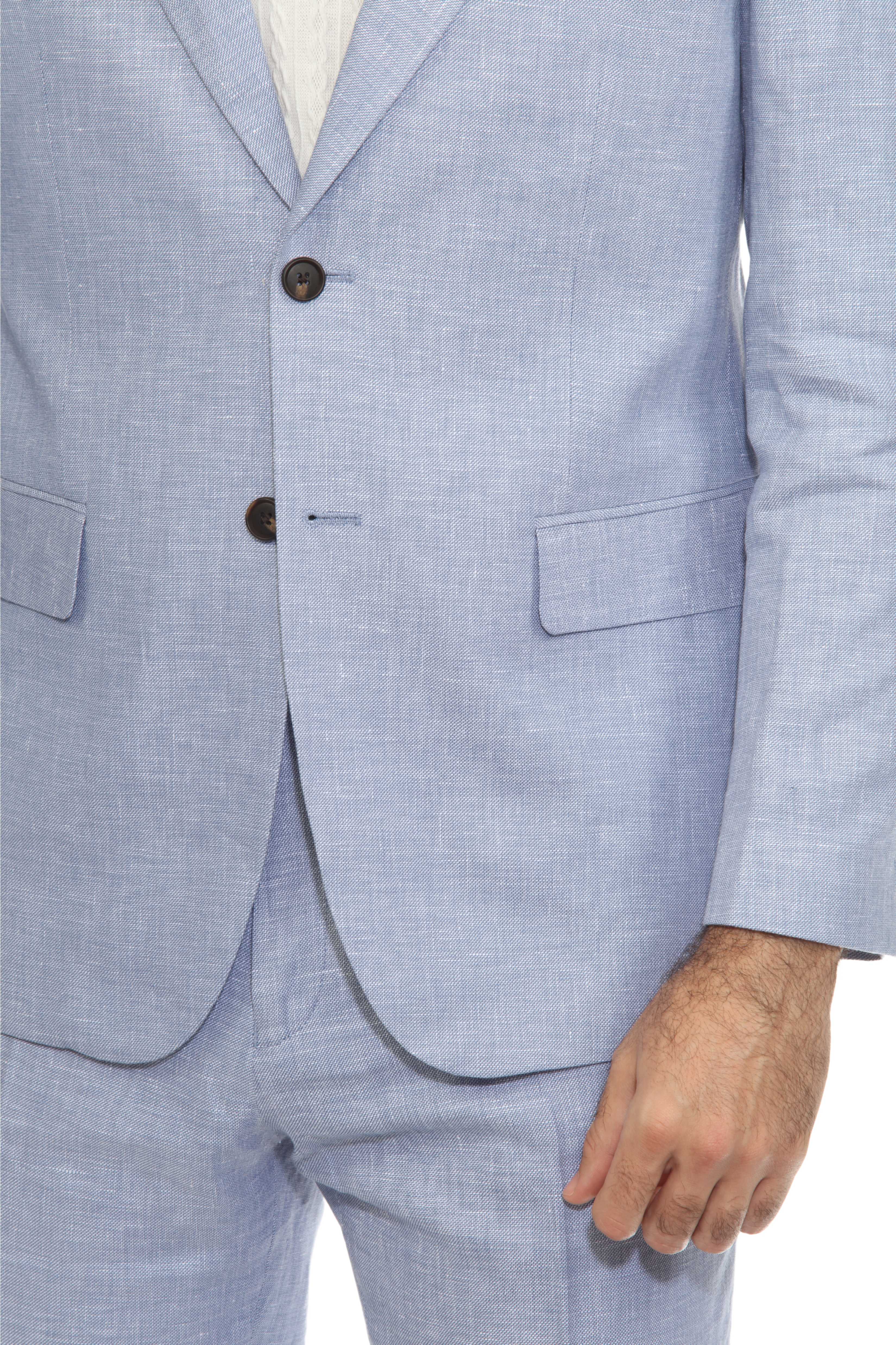 Traje de mezcla de poliéster y lino texturizado para hombre Mojito Reserve