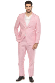 Traje de mezcla de poliéster y lino texturizado para hombre Mojito Reserve