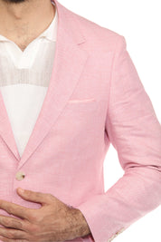 Traje de mezcla de poliéster y lino texturizado para hombre Mojito Reserve