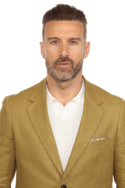 Traje de mezcla de poliéster y lino texturizado para hombre Mojito Reserve