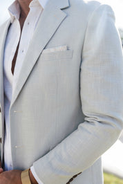 Traje de mezcla de poliéster y lino texturizado para hombre Mojito Reserve