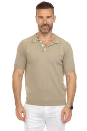 Polo de punto premium elegante para hombre