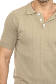 Polo de punto premium elegante para hombre