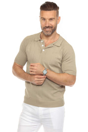 Polo de punto premium elegante para hombre