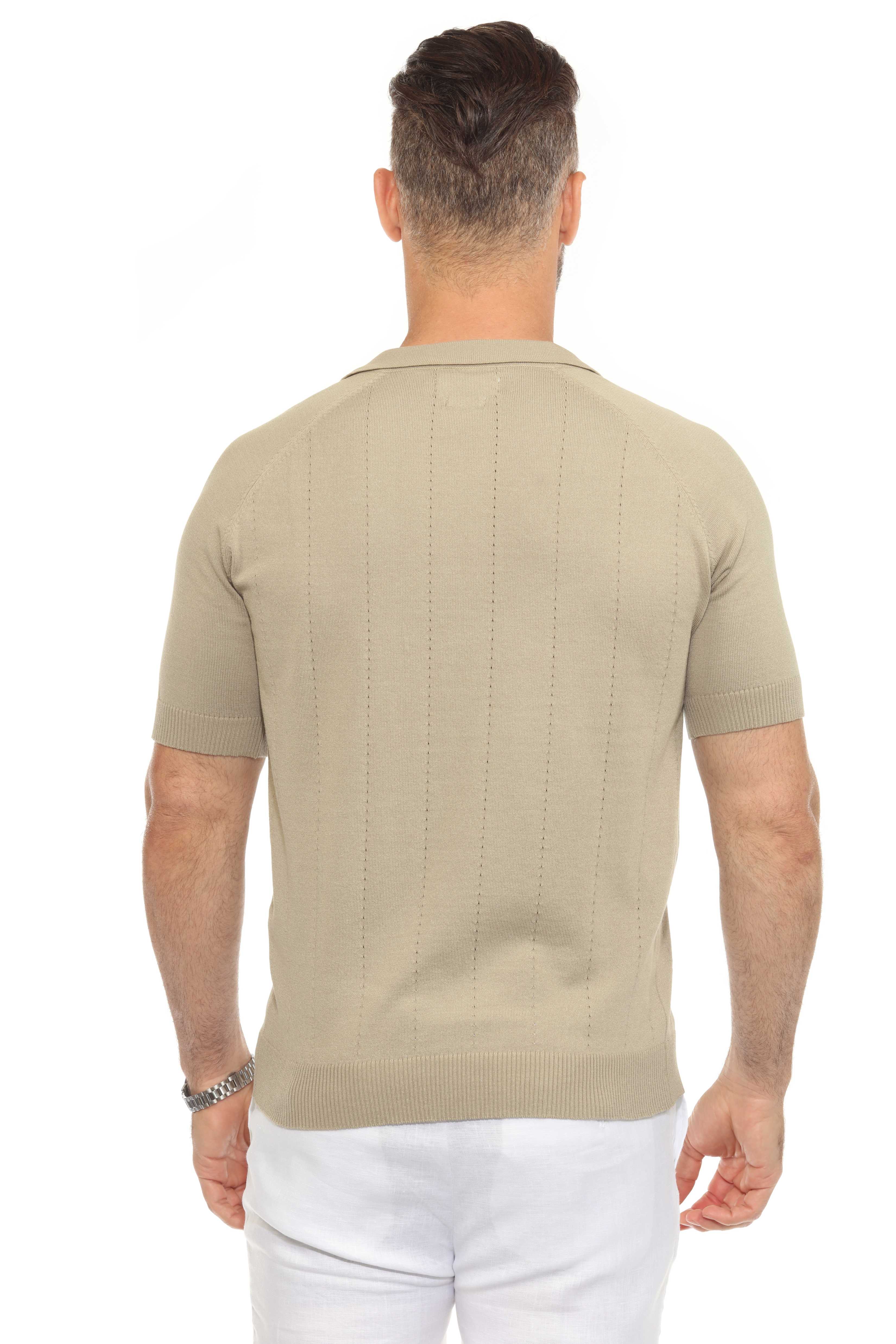 Polo de punto premium elegante para hombre