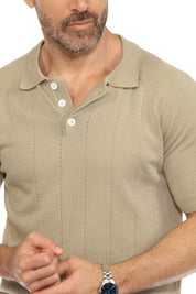 Polo de punto premium elegante para hombre