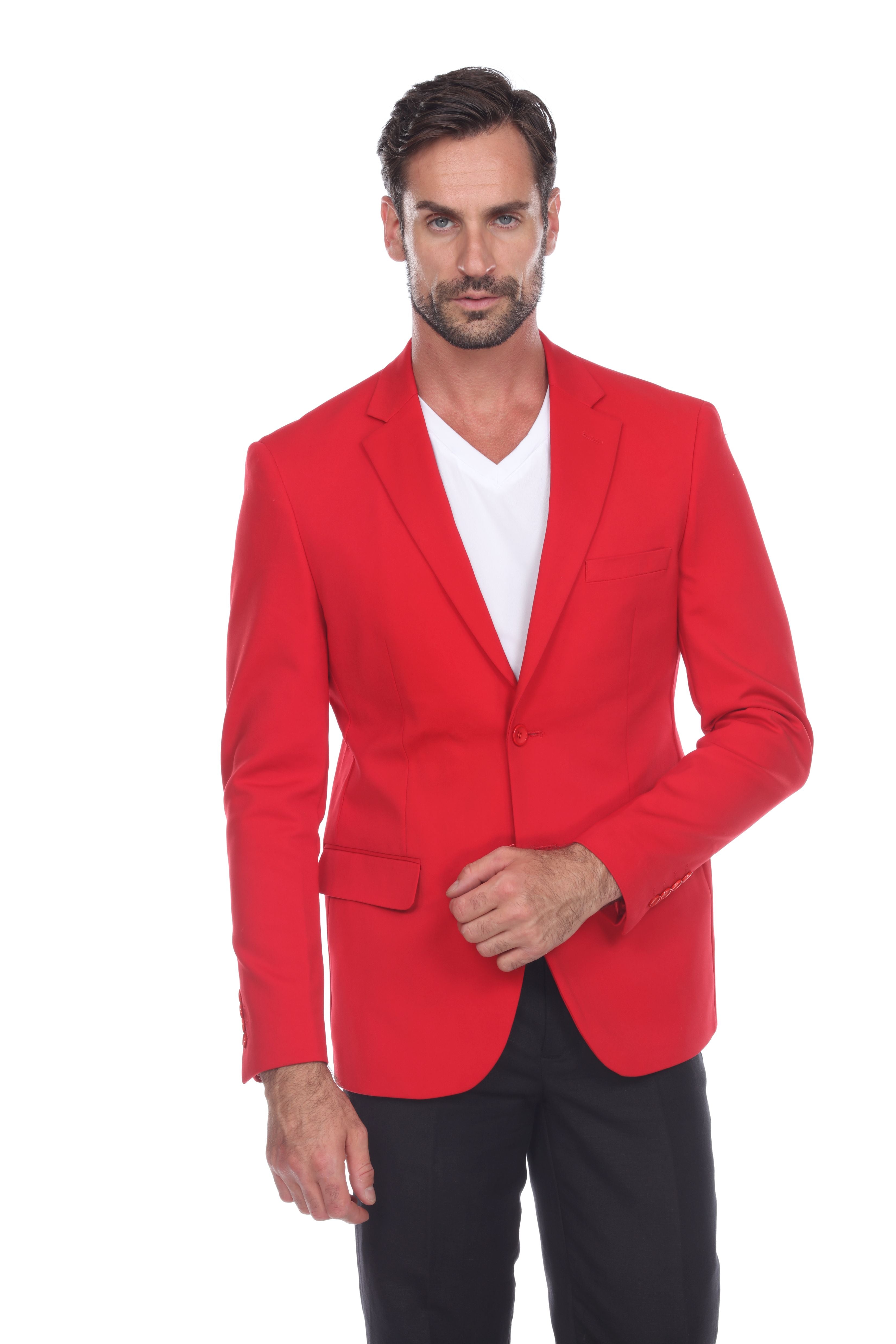 Mojito Reserve Men's Casual Modern Fit Cotton Blend Stretch Blazer - Mojito Collection - Beachwear, Long Sleeve Shirt, Mens Shirt, Mojito Linen Shirt, Resort Wear