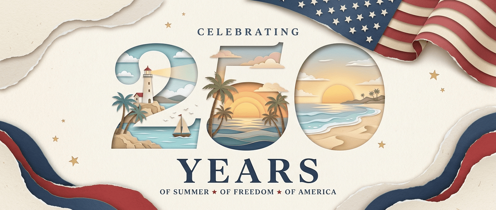 Red, Blue & White Party for 4th of July