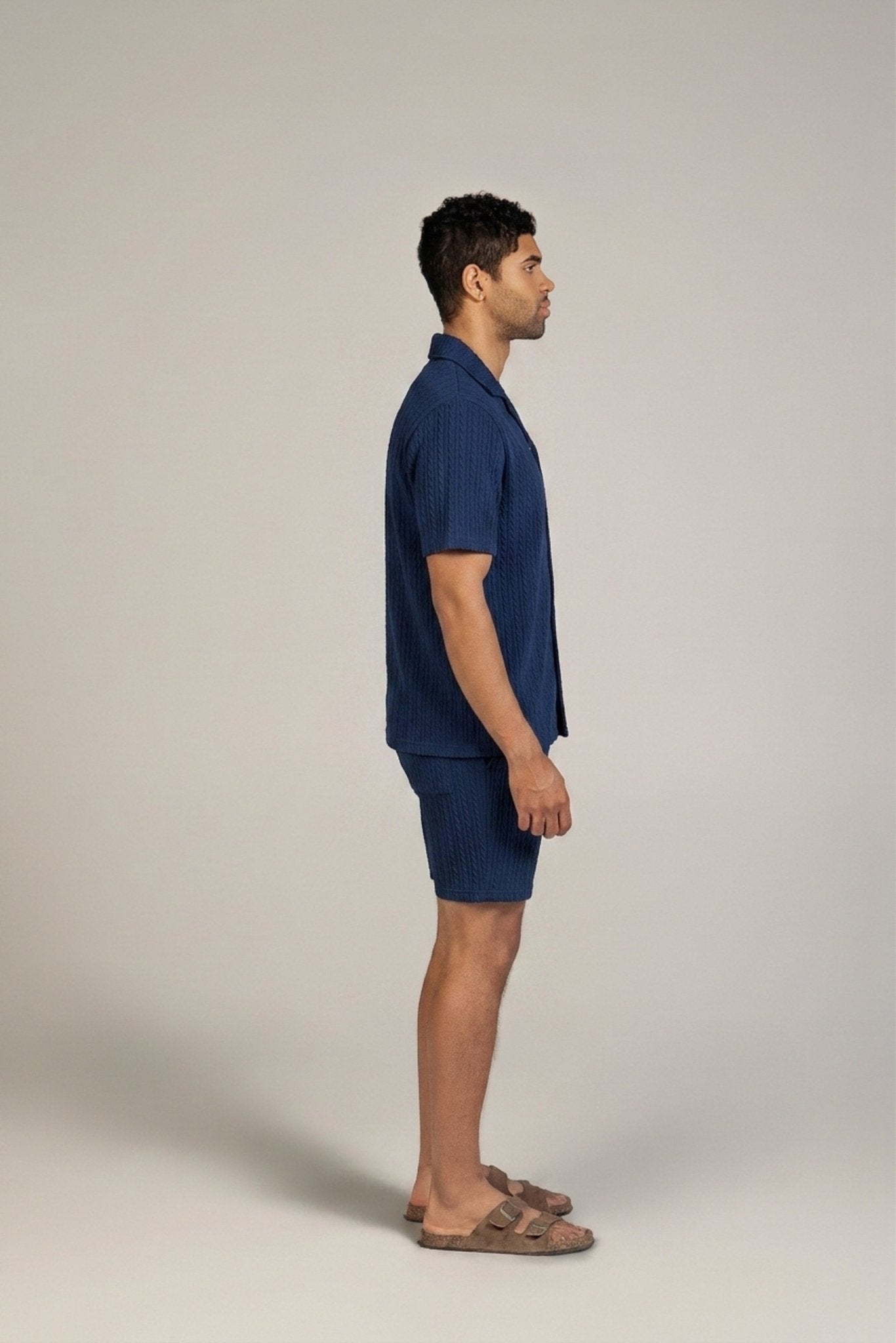 Traje de mezcla de poliéster y lino texturizado para hombre Mojito Reserve