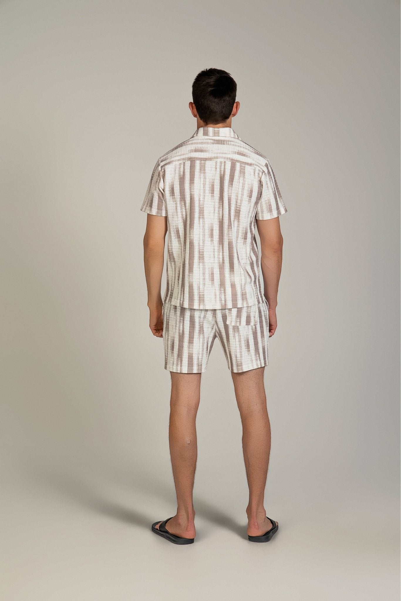 Traje de mezcla de poliéster y lino texturizado para hombre Mojito Reserve
