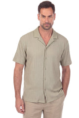 Polo elegante de primera calidad para hombre con moderno patrón de punto trenzado texturizado
