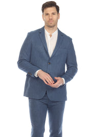 Traje de mezcla de poliéster y lino texturizado para hombre Mojito Reserve