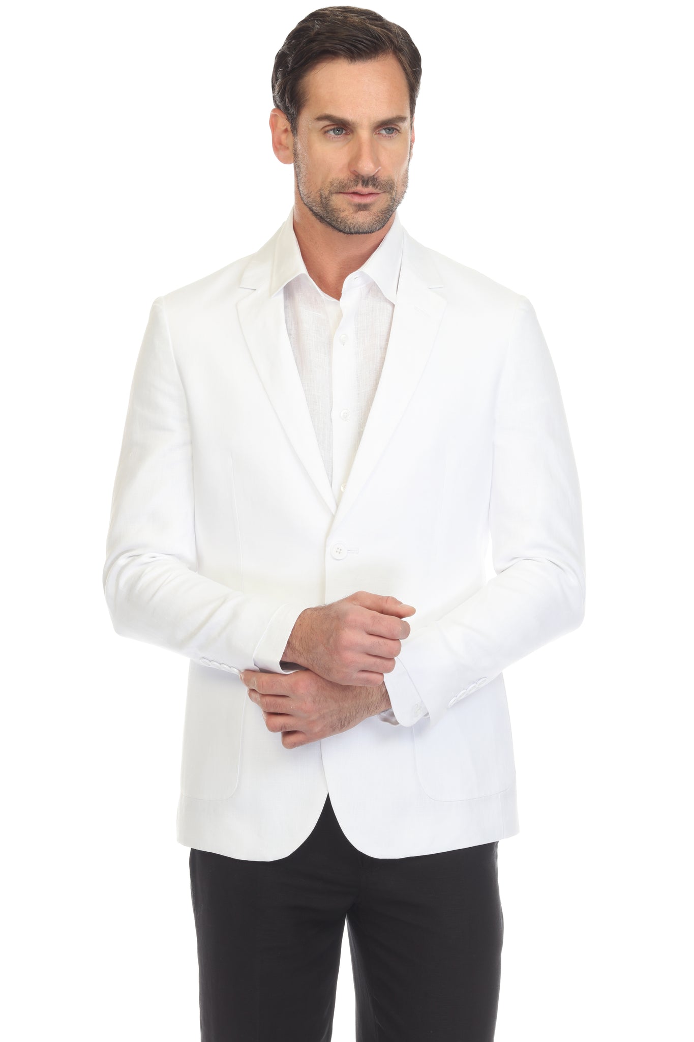Mojito Reserve Men's Casual Modern Fit Cotton Blend Stretch Blazer