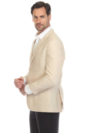 Chaqueta deportiva de lino de corte moderno e informal para hombre Mojito Reserve