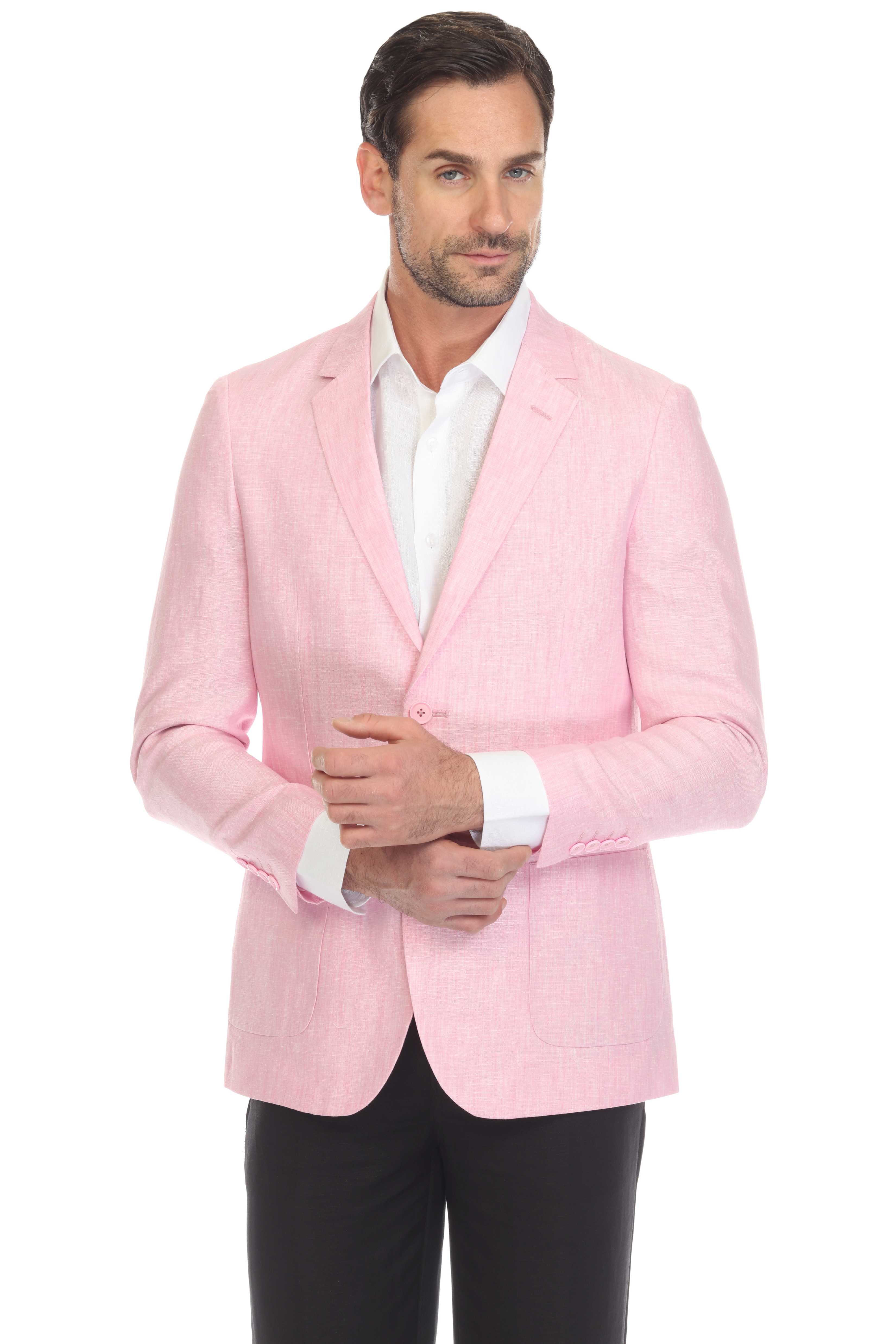 Chaqueta deportiva de lino de corte moderno e informal para hombre Mojito Reserve