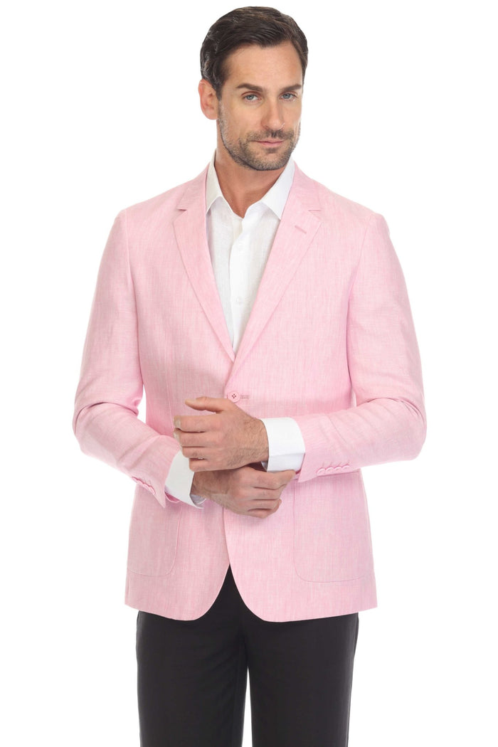 Chaqueta deportiva de lino de corte moderno e informal para hombre Mojito Reserve