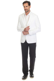 Chaqueta deportiva de lino de corte moderno e informal para hombre Mojito Reserve