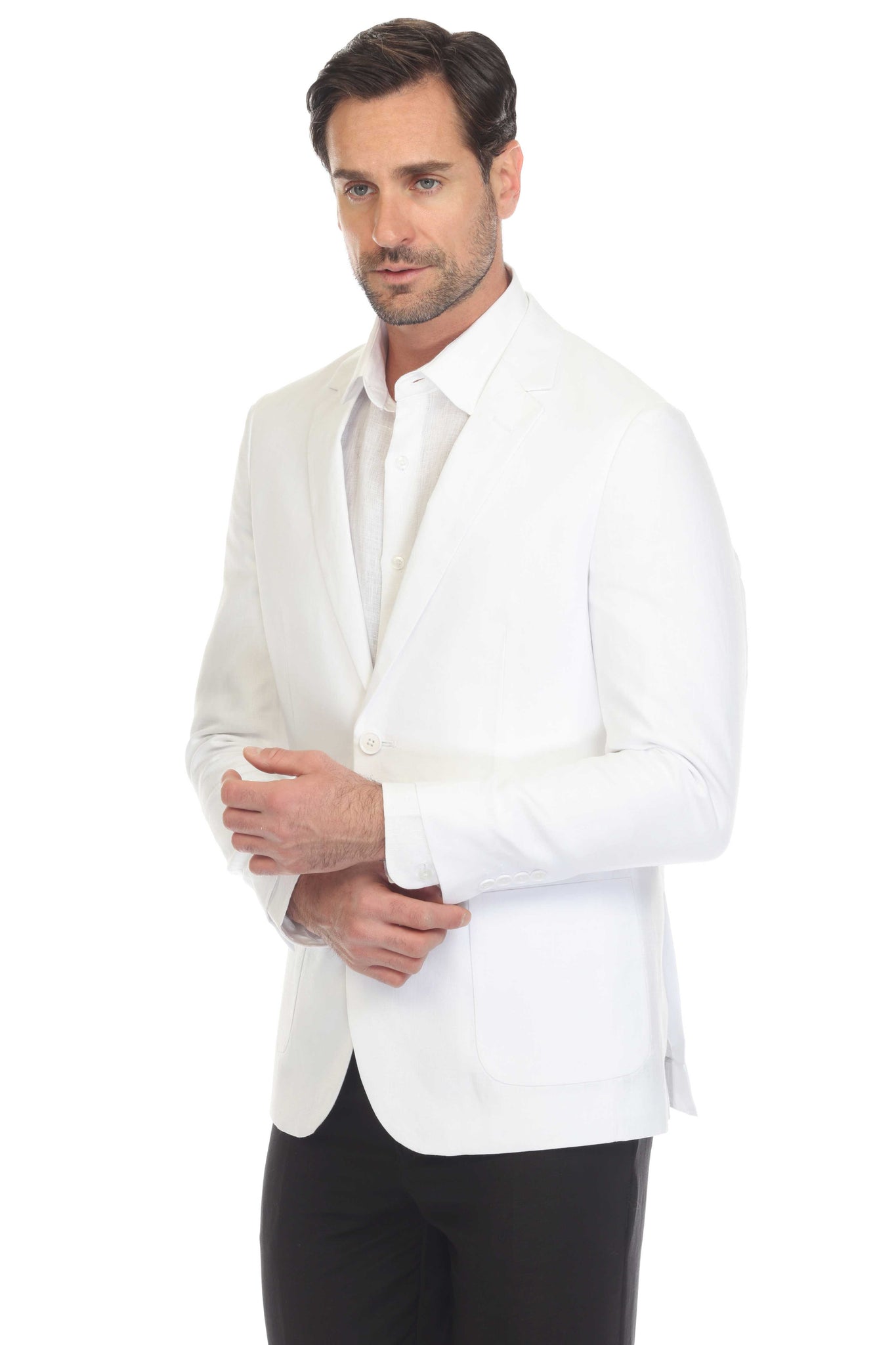 Mojito Reserve Men's Casual Modern Fit Linen Blazer JRM-1019