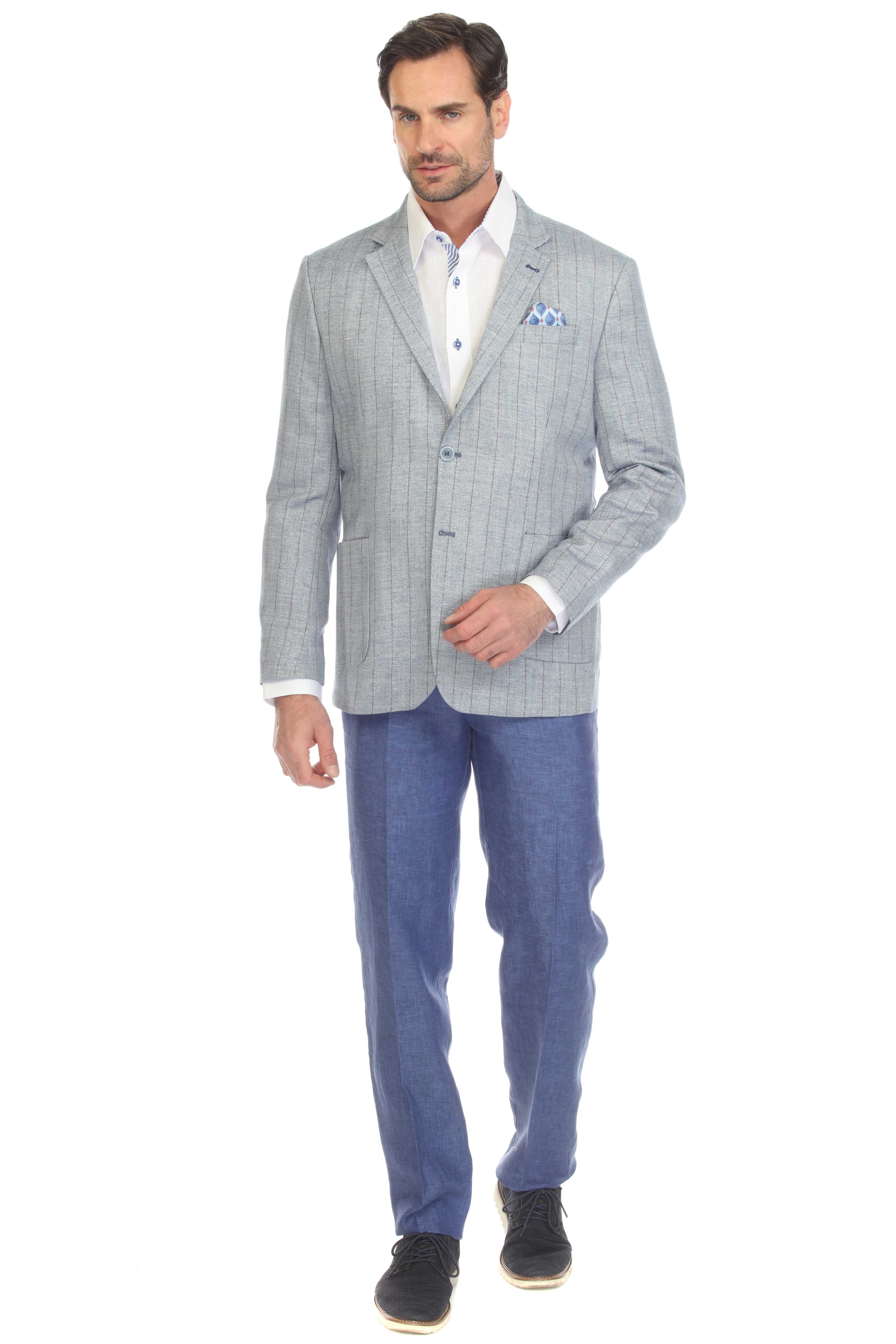 Chaqueta deportiva informal de rayas modernas de Mojito Reserve para hombre