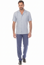 Classic Two Pocket Guayamisa Camp Collar Shirt