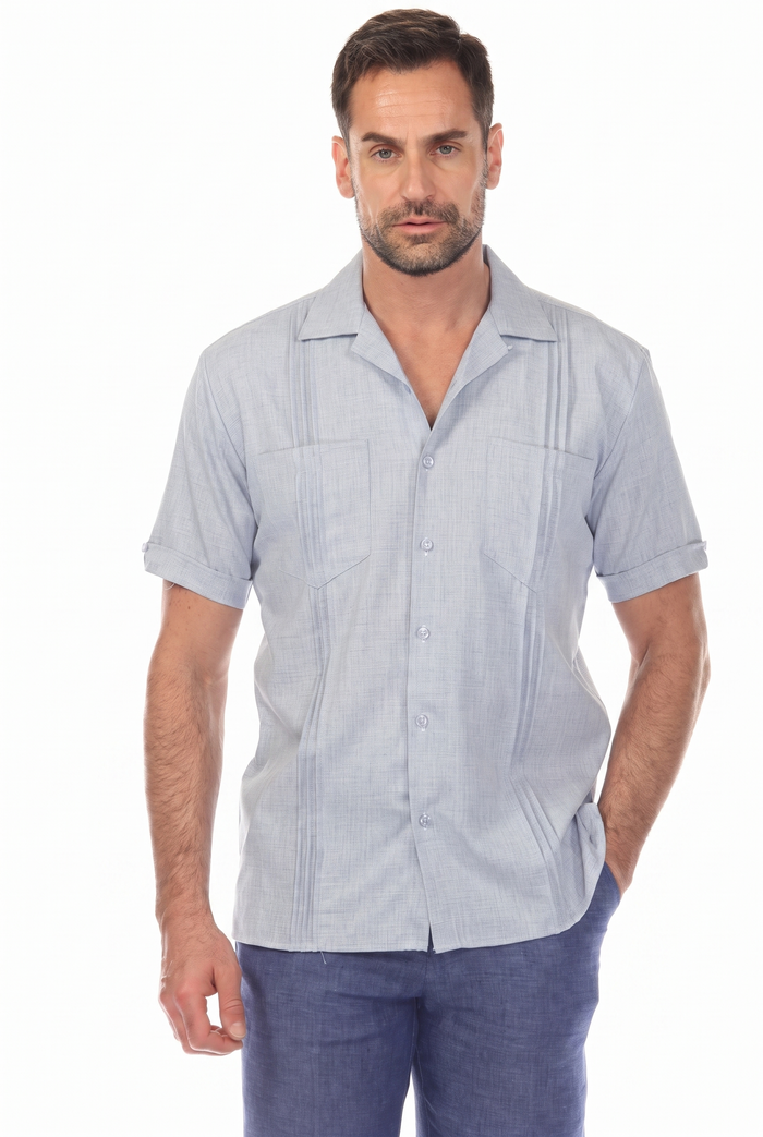 Classic Two Pocket Guayamisa Camp Collar Shirt