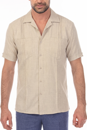 Classic Two Pocket Guayamisa Camp Collar Shirt