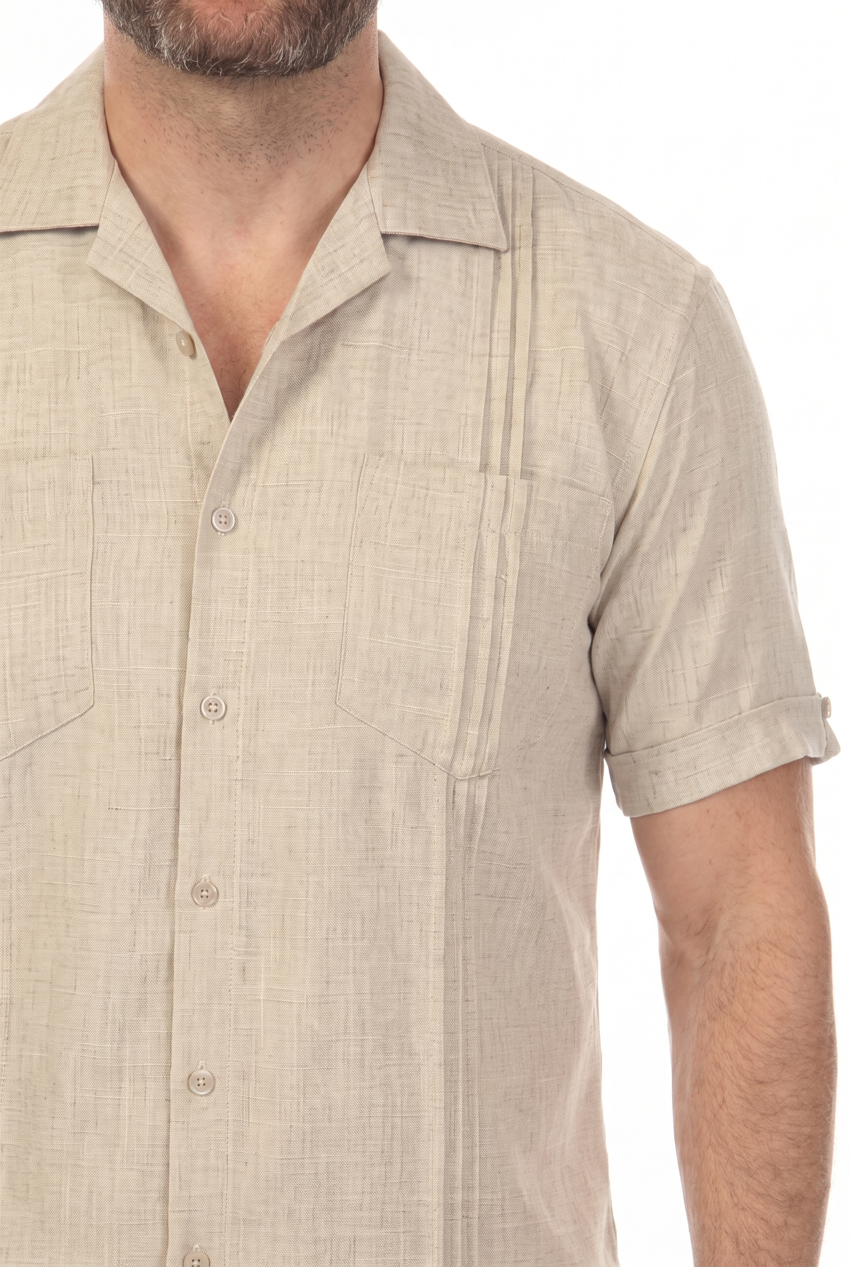 Classic Two Pocket Guayamisa Camp Collar Shirt