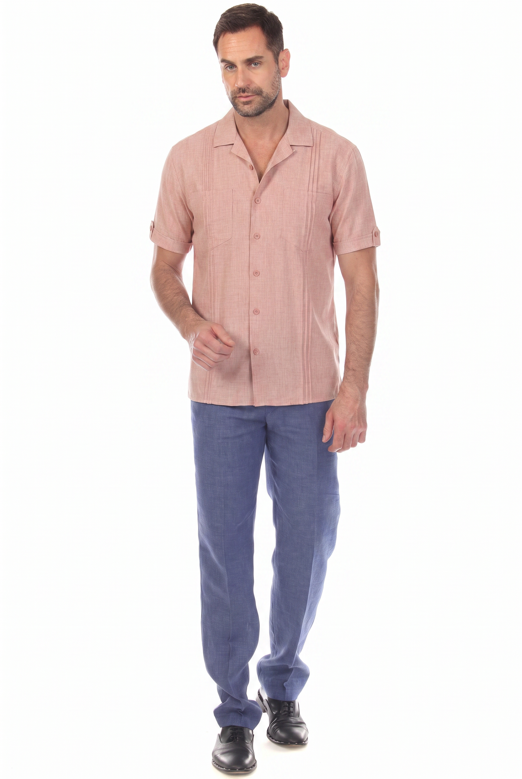Classic Two Pocket Guayamisa Camp Collar Shirt