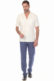 Classic Two Pocket Guayamisa Camp Collar Shirt