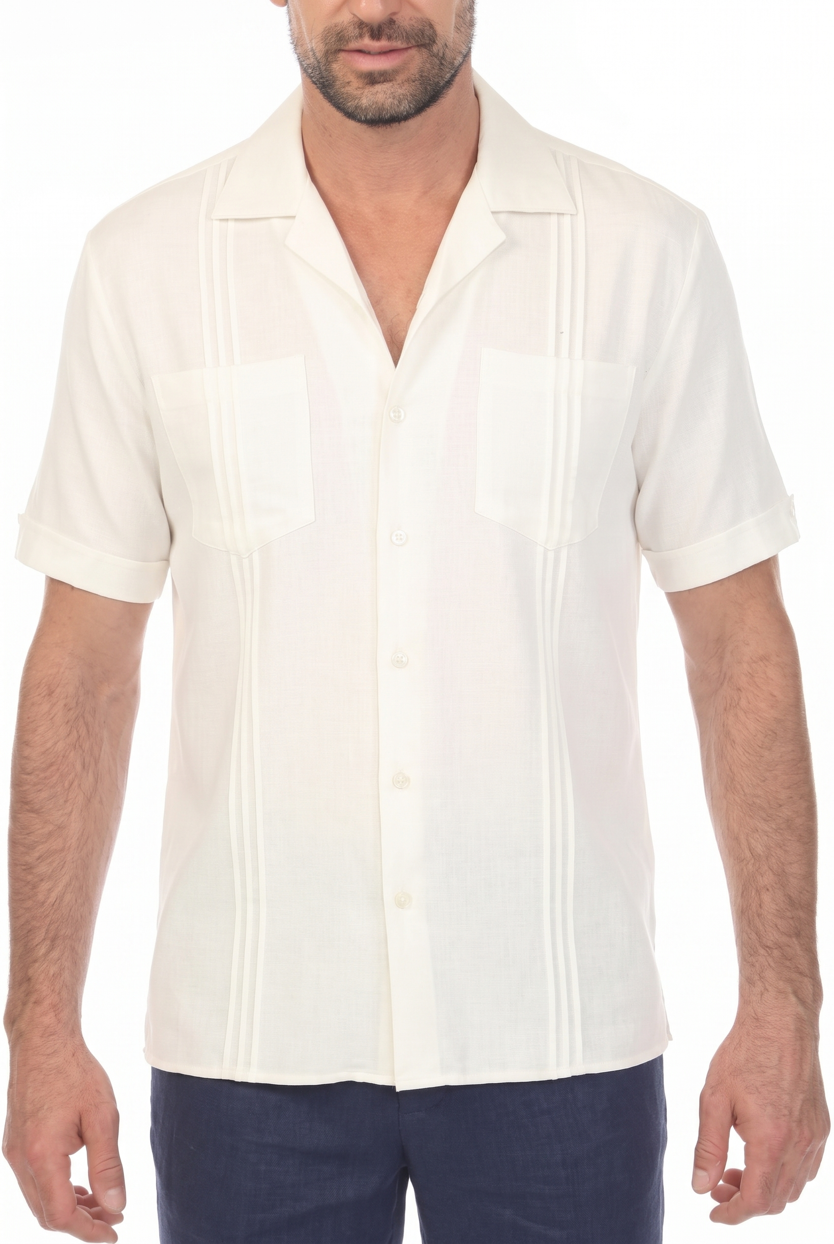Classic Two Pocket Guayamisa Camp Collar Shirt