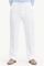 Mojito Collection 100% linen drawstring pants in White, front view
