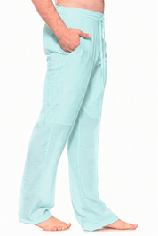 Pantalones de playa informales con cordón ajustable para hombre