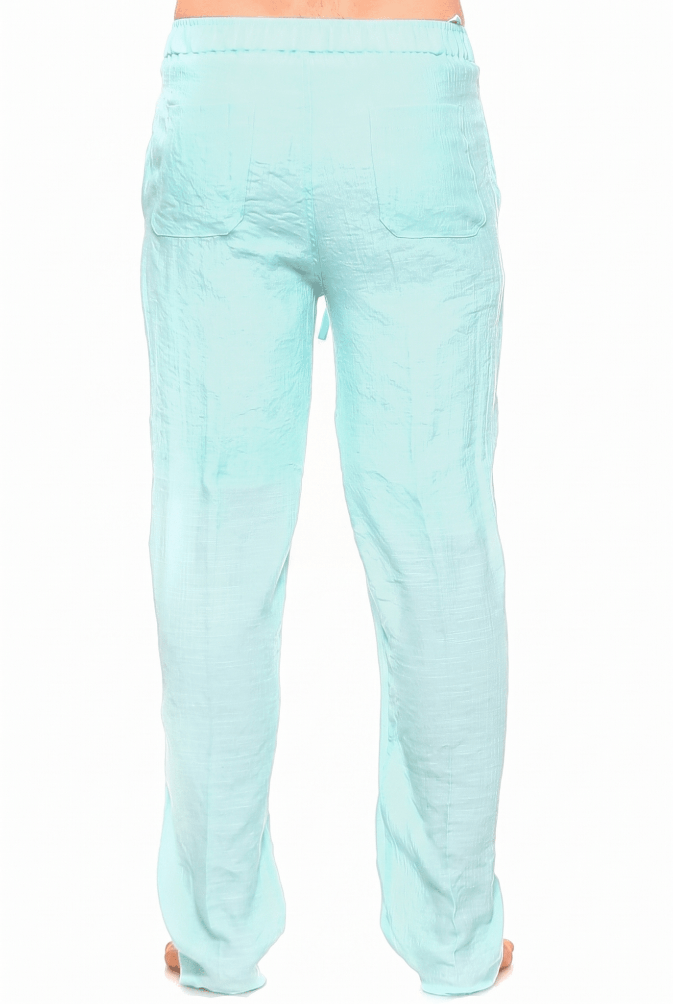 Pantalones de playa informales con cordón ajustable para hombre