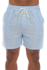 Pantalones cortos de playa informales con cordón para hombre de Mojito, mezcla de lino