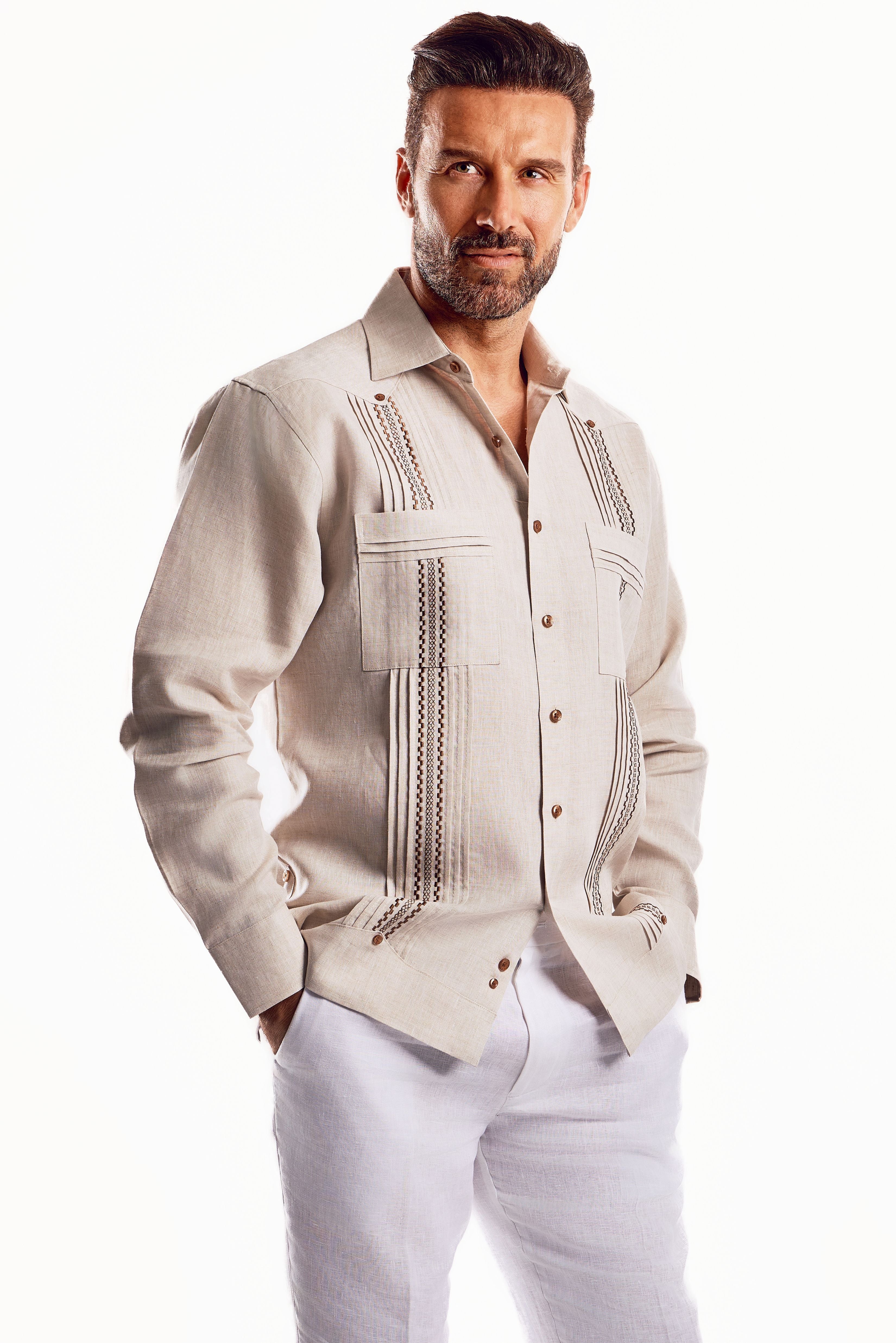 トップス Silk/Linen Gaba / Cardigan Shirts Lea Open Linen Cardigan
