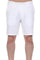 Front view of a person wearing white Men's Dri-Fit Stretch Performance Shorts.