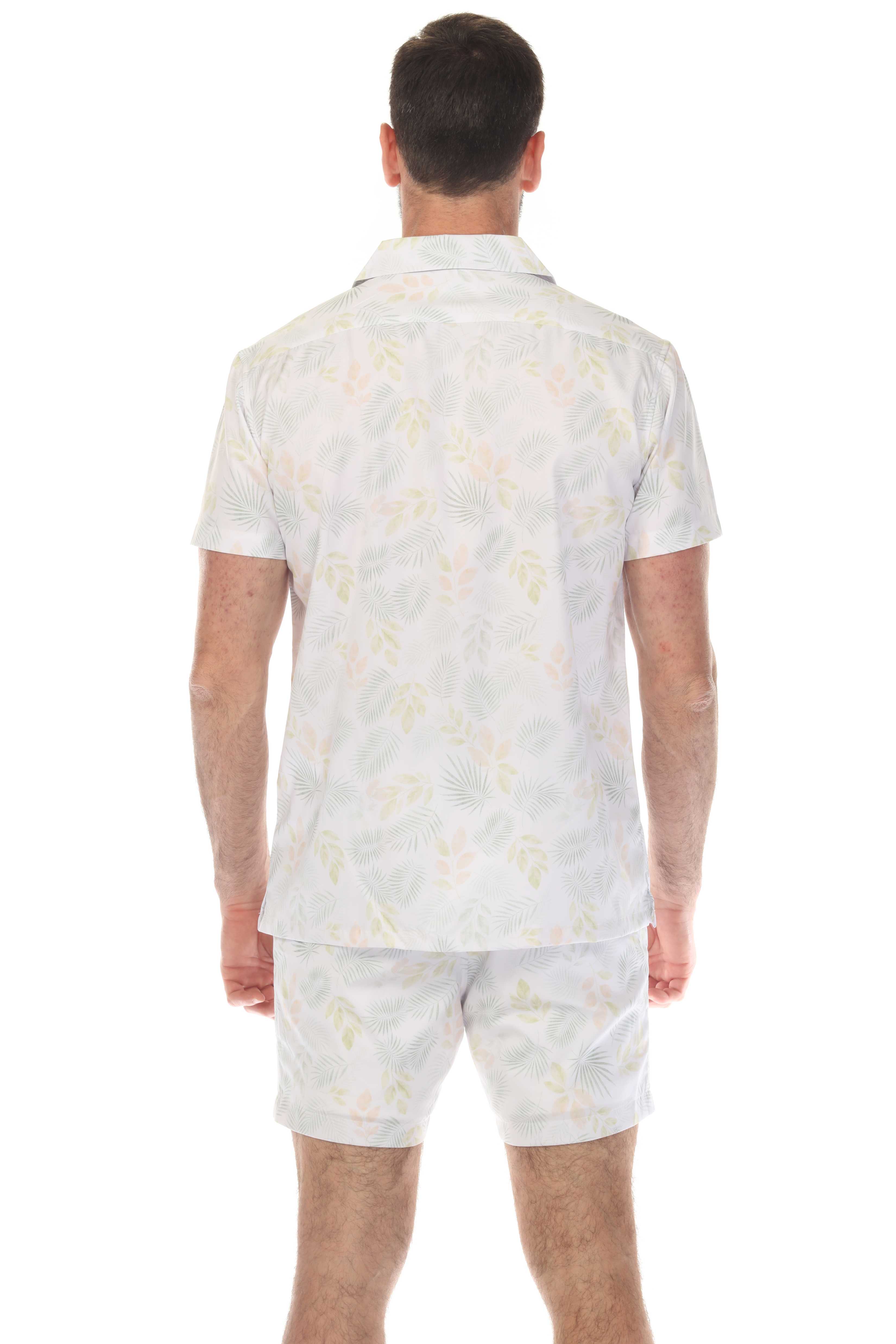 Men's Button-Down & Short's Swim Suit Cabana Set