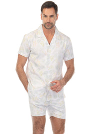 Men's Button-Down & Short's Swim Suit Cabana Set