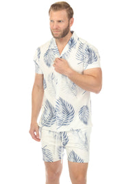 Men's Button-Down & Short's Swim Suit Cabana Set