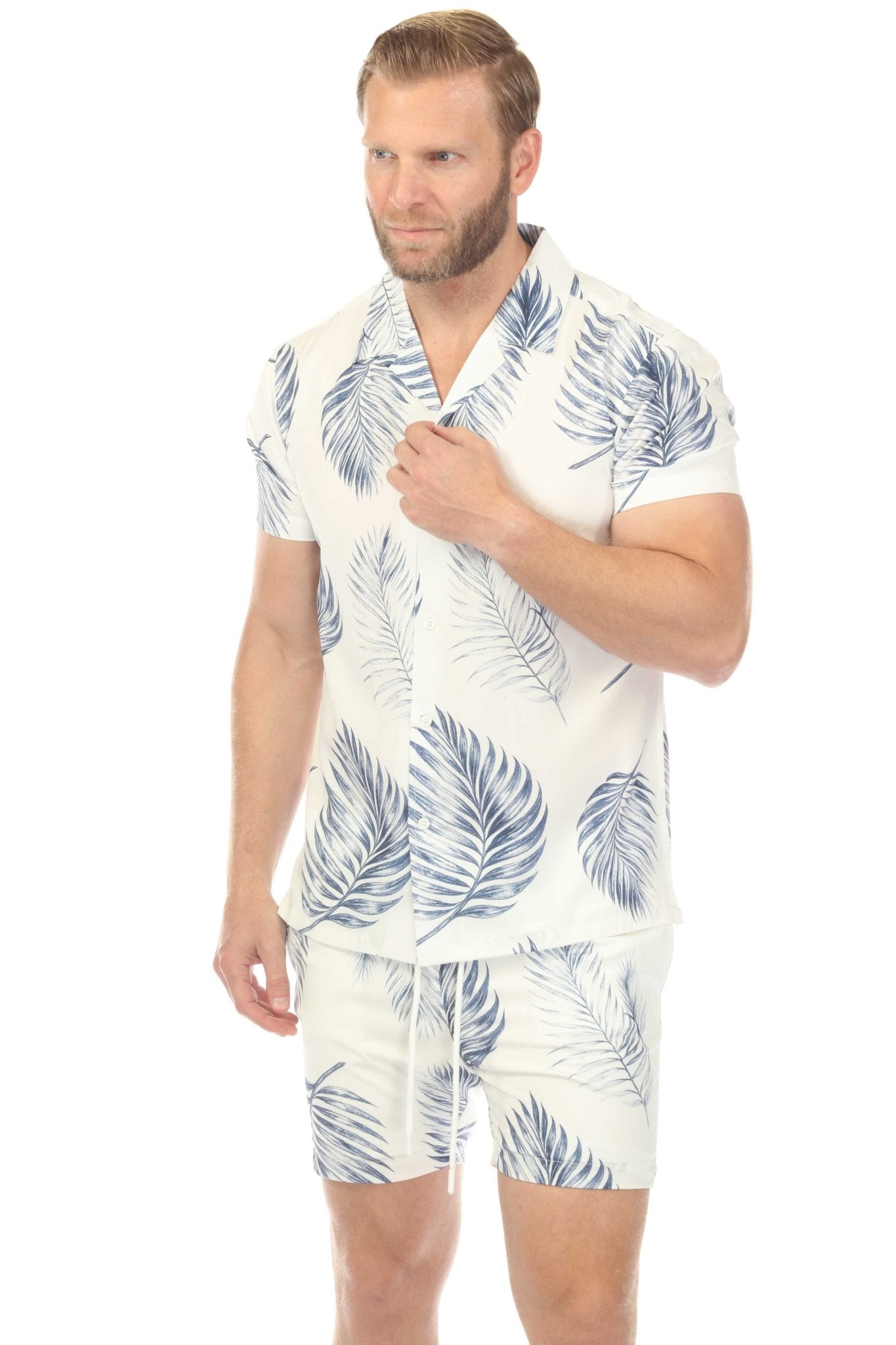 Button-Down & Short's Swim Suit Cabana Set
