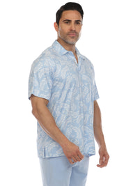 Polo informal Dry-Fit con estampado floral