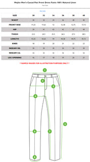 Men's Modern Fit Casual Resort Wear 100% Linen Flat front Dress Pants
