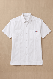 Limited Edition Puerto Rico and Cuba Flag Guayabera Short Sleeve