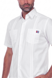 Hispanic Heritage Month Edition Guayabera – Cuban flag