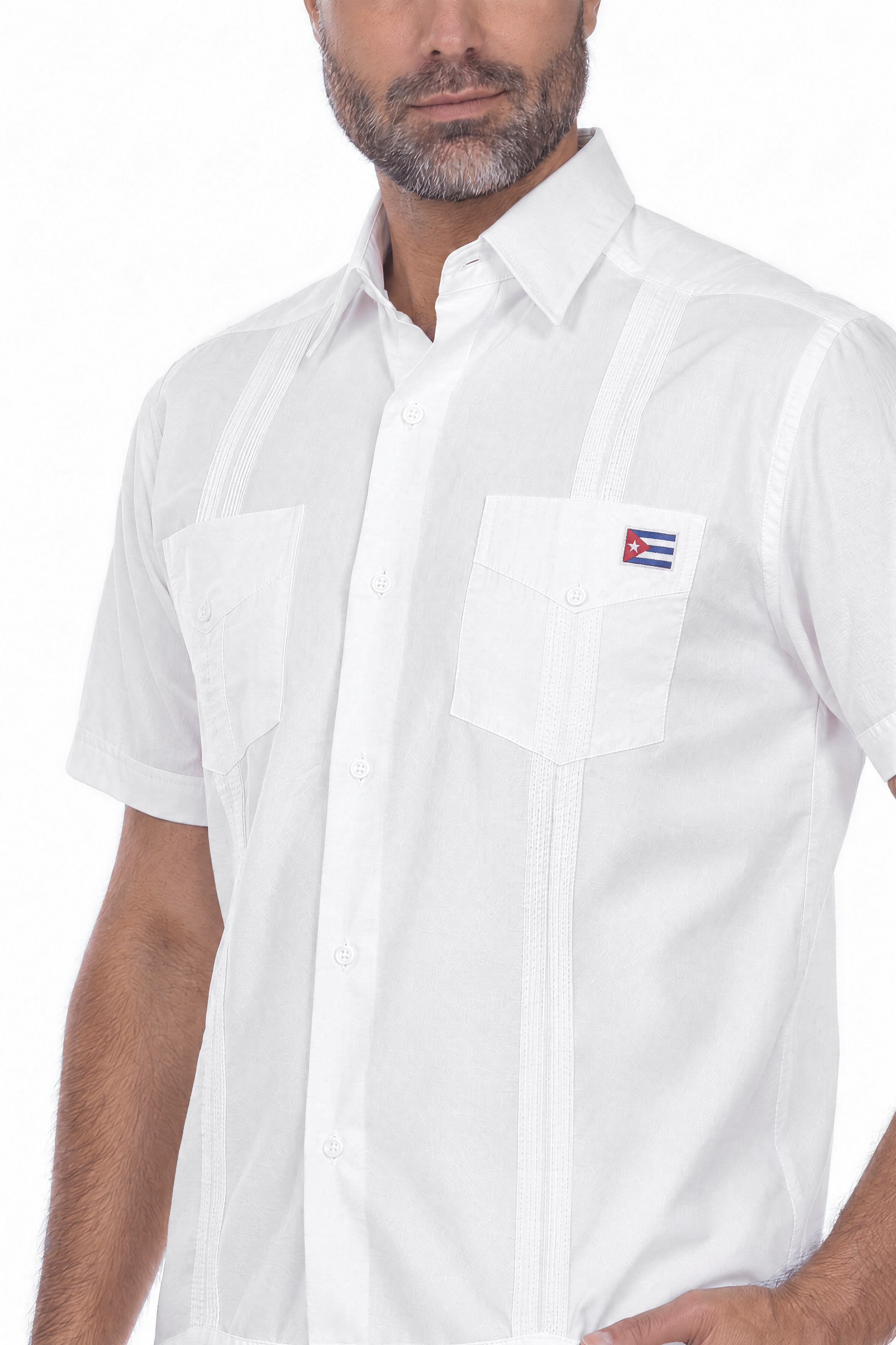 Hispanic Heritage Month Edition Guayabera – Cuban flag