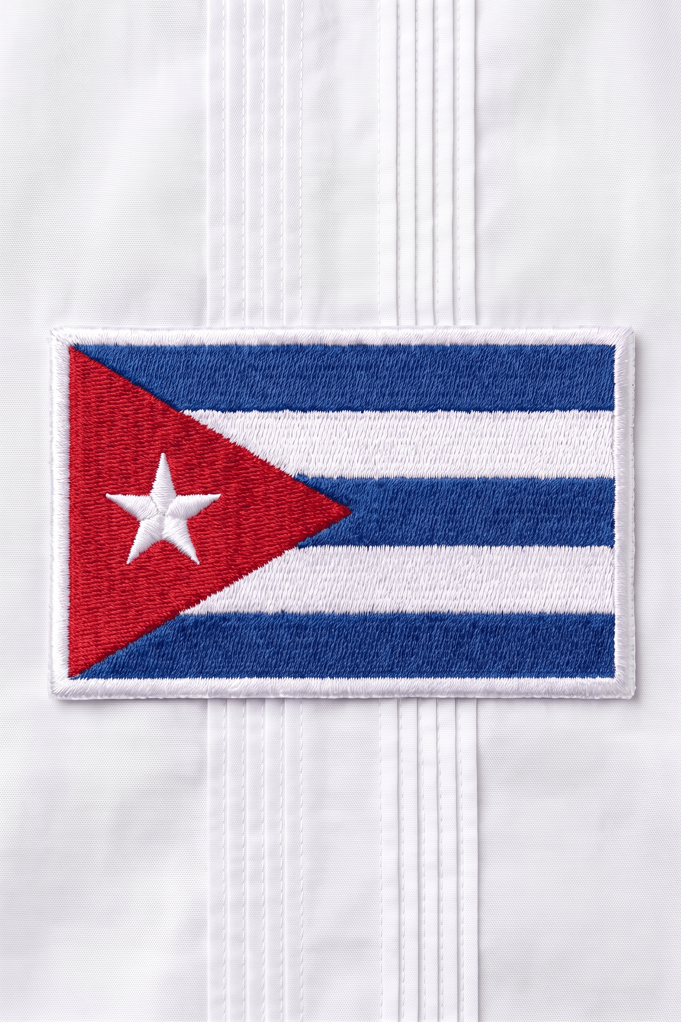 Cuban flag patch swatch