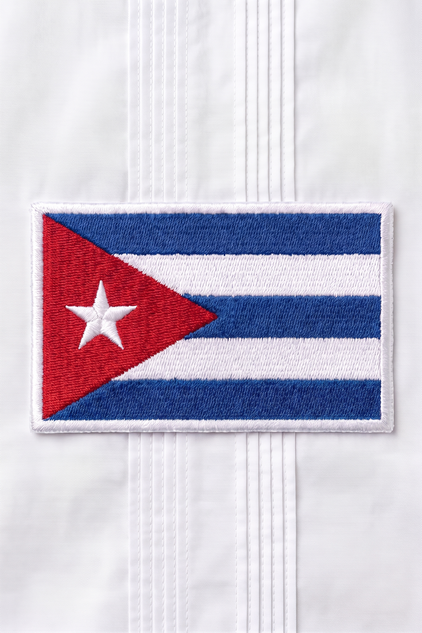Cuban flag patch swatch