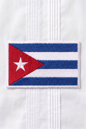 Cuban flag patch swatch