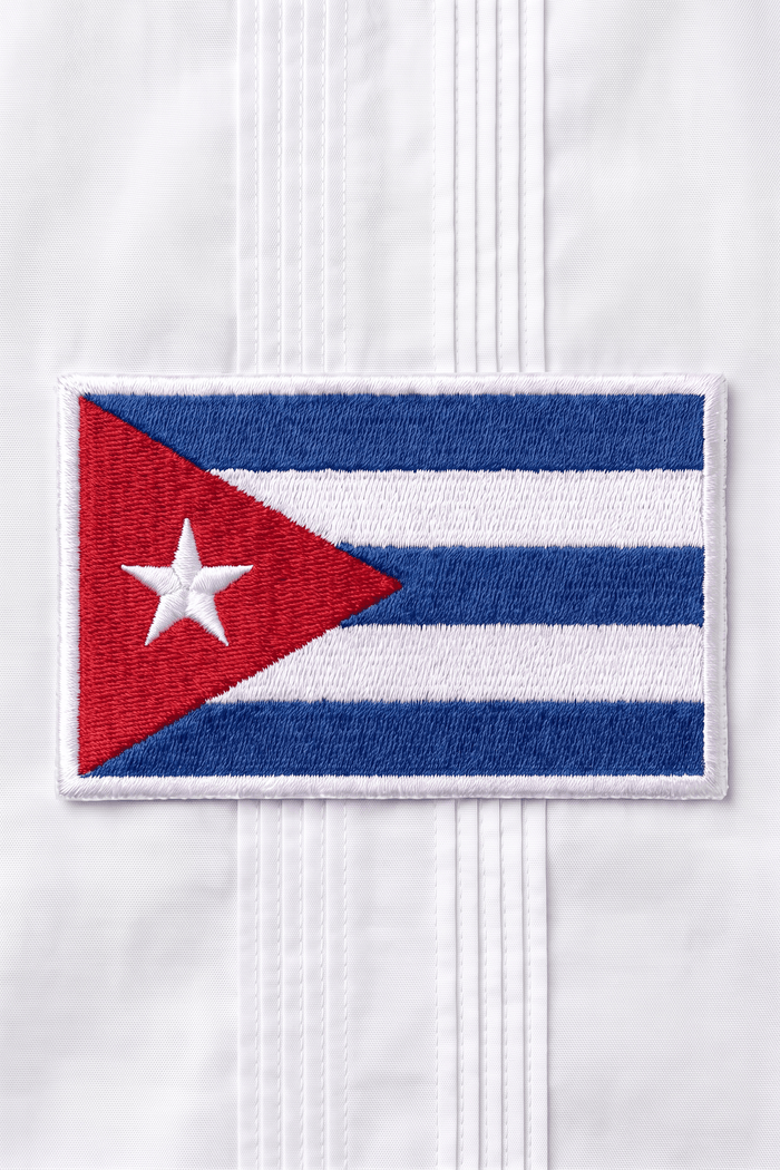 Hispanic Heritage Month Edition Guayabera – Puerto Rico flag